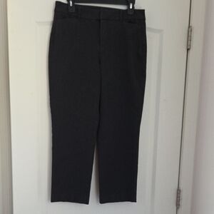 Old Navy Women's Charcoal Old Navy Pixie Straight Pants Sz 10